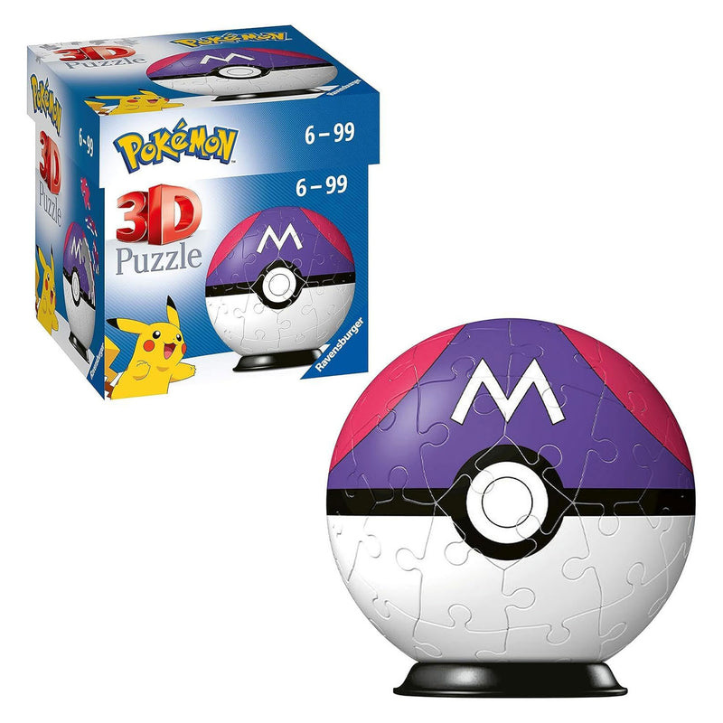 Load image into Gallery viewer, Ravensburger pokémon masterbal 3d puzzel
