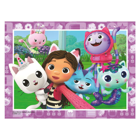 Ravensburger 4-in-1 puzzel gabby's dollhouse 12 16 20 24 stukjes