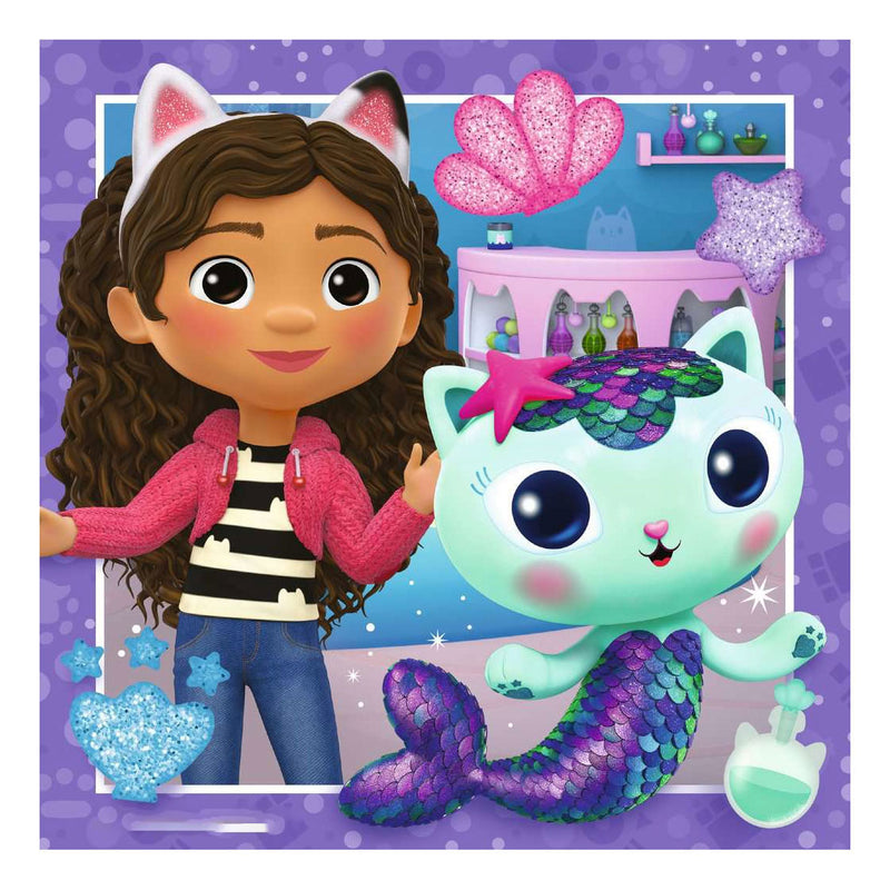 Load image into Gallery viewer, Ravensburger gabby's poppenhuis legpuzzel, 3x49st.
