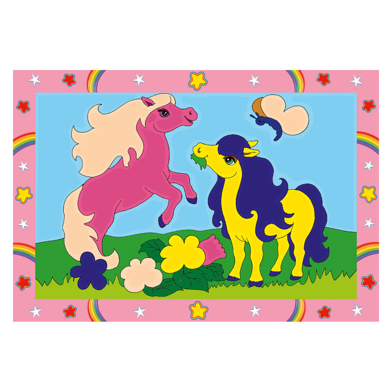 Load image into Gallery viewer, Ravensburger creart schilderen op nummer - springende pony's
