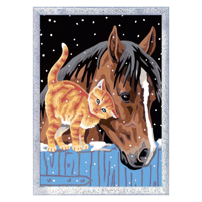 Load image into Gallery viewer, Ravensburger creart schilderen op nummer - vrienden in de stal
