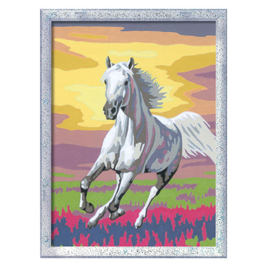 Ravensburger creart schilderen op nummer - paard bij zonsondergang