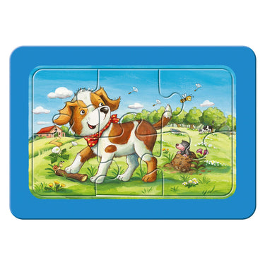 Ravensburger mijn dierenvriendjes - my first puzzels - 3x6 stukjes - kinderpuzzel