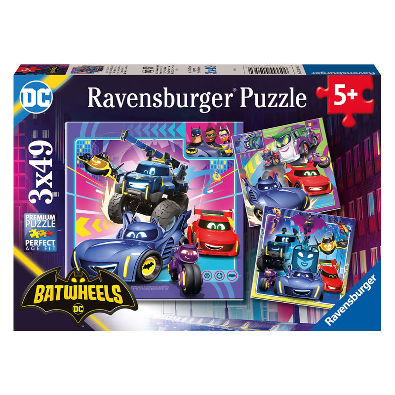 Load image into Gallery viewer, Ravensburger legpuzzel batwheels, 3x49st.
