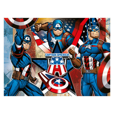 Ravensburger puzzel captain america - legpuzzel - 100 xxl stukjes