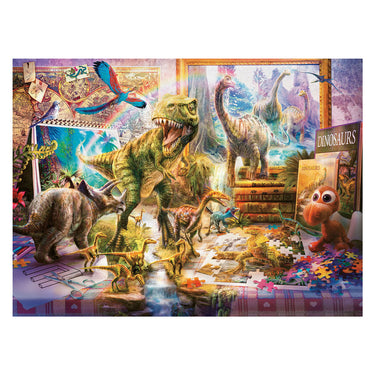 Ravensburger puzzel dino toys come to live - legpuzzel - 100 xxl stukjes
