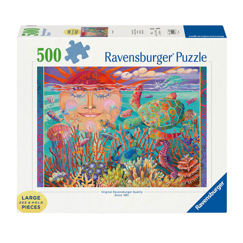 Load image into Gallery viewer, Ravensburger legpuzzel zon en zee, 500st.
