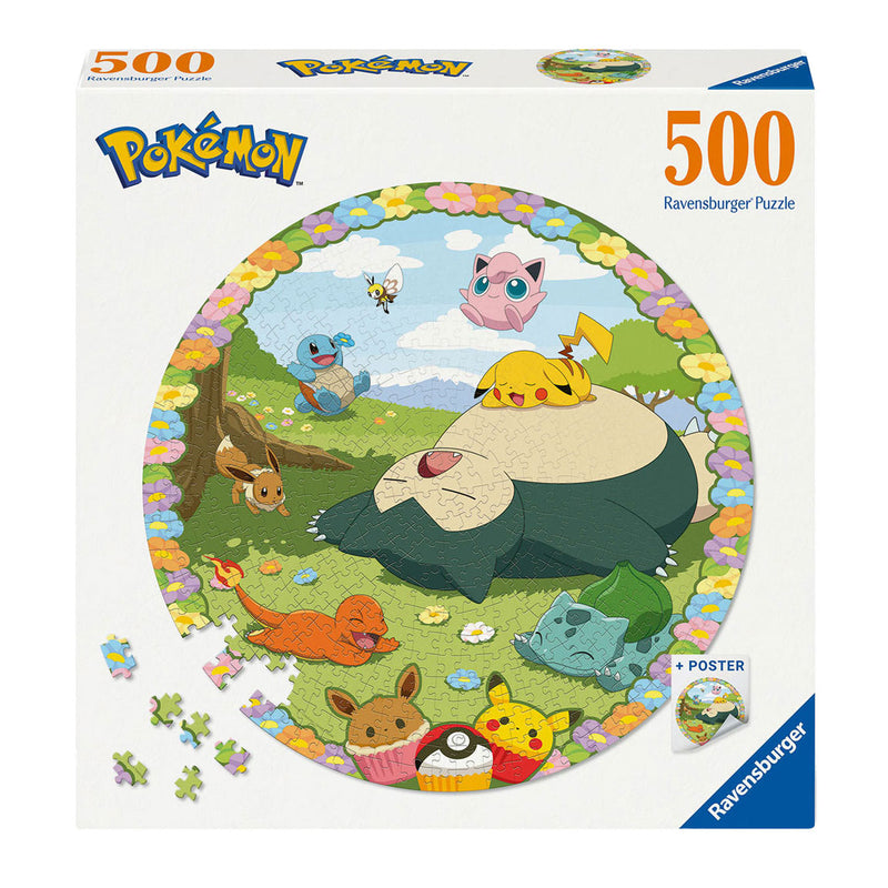 Load image into Gallery viewer, Ravensburger legpuzzel rond pokémon, 500st.
