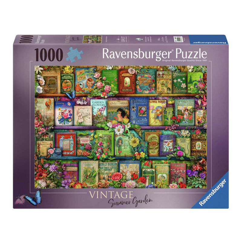 Load image into Gallery viewer, Ravensburger legpuzzel vintage tuinboeken, 1000st.
