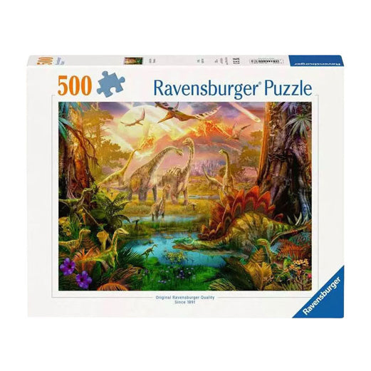 Load image into Gallery viewer, Ravensburger legpuzzel land van de dinosauriers, 500st.

