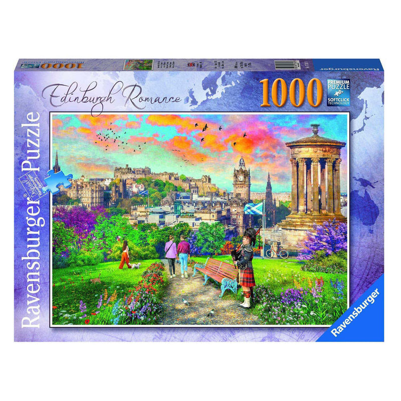 Load image into Gallery viewer, Ravensburger legpuzzel edinburgh romance, 1000st.
