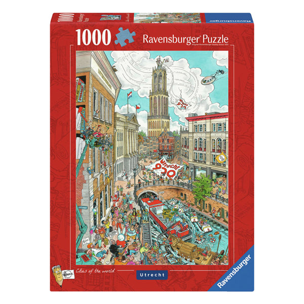 Load image into Gallery viewer, Ravensburger legpuzzel fleroux utrecht, 1000st.
