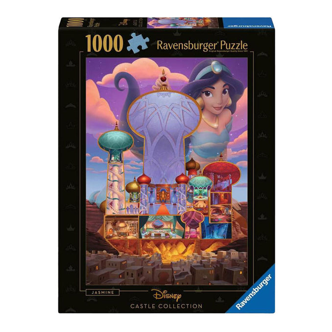 Load image into Gallery viewer, Ravensburger legpuzzel disney castles jasmine, 1000st.
