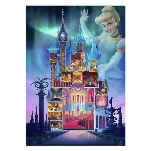 Load image into Gallery viewer, Ravensburger legpuzzel disney castles cinderella, 1000st.
