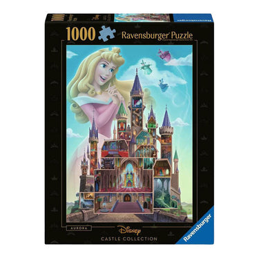 Ravensburger legpuzzel disney castles aurora, 1000st.