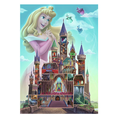 Load image into Gallery viewer, Ravensburger legpuzzel disney castles aurora, 1000st.
