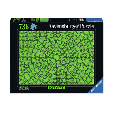 Ravensburger legpuzzel krypt neon green, 736st.