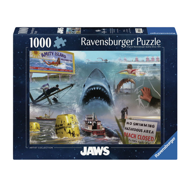 Load image into Gallery viewer, Ravensburger legpuzzel jaws, 1000st.
