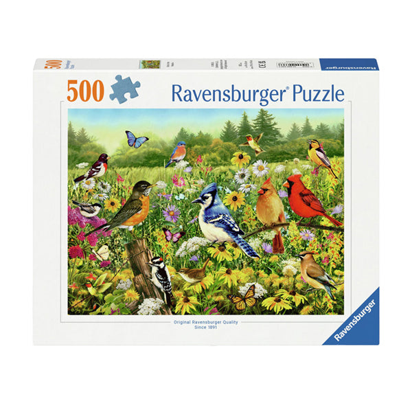 Load image into Gallery viewer, Ravensburger legpuzzel vogels in de wei, 1000st.
