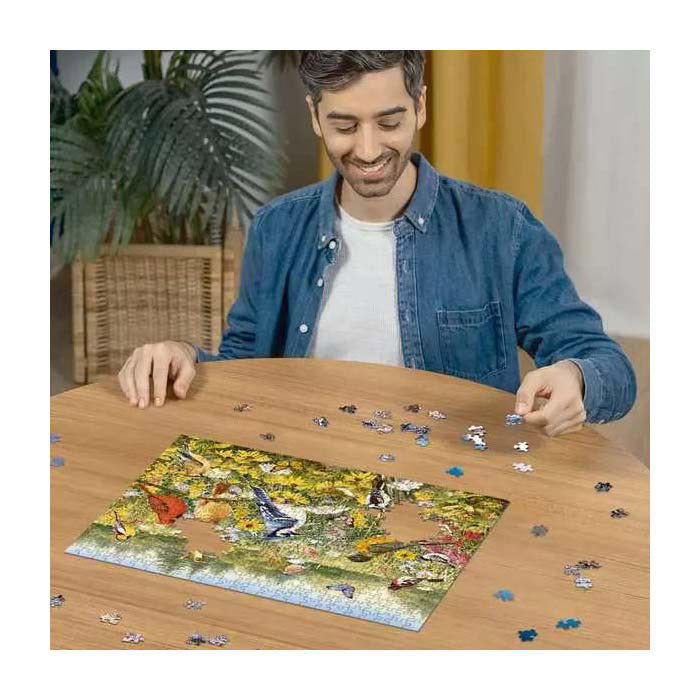 Load image into Gallery viewer, Ravensburger legpuzzel vogels in de wei, 1000st.
