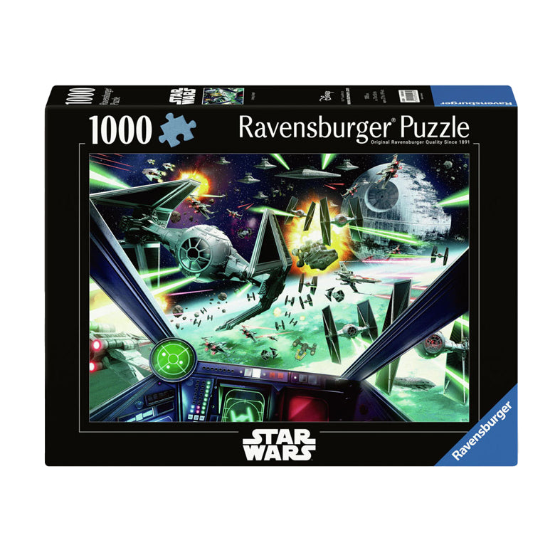 Load image into Gallery viewer, Ravensburger legpuzzel star wars x-wing cockpit, 1000st.
