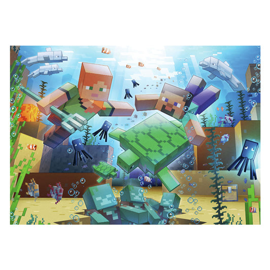 Ravensburger legpuzzel minecraft mosaic 1000 stukjes karton.