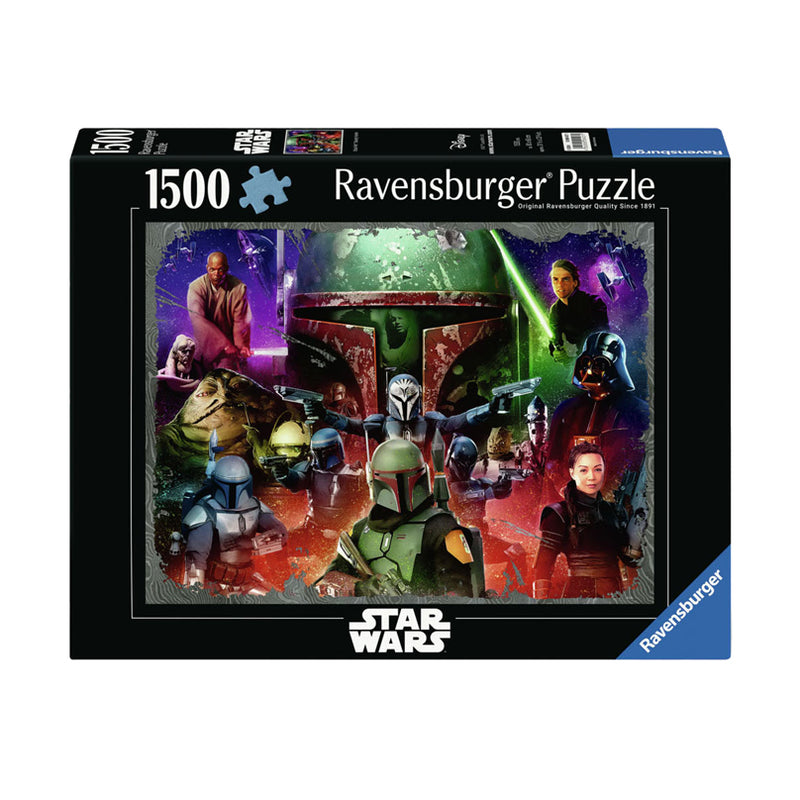 Load image into Gallery viewer, Ravensburger legpuzzel star wars boba fett premiejager, 1500st.
