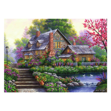 Ravensburger puzzel romantische cottage