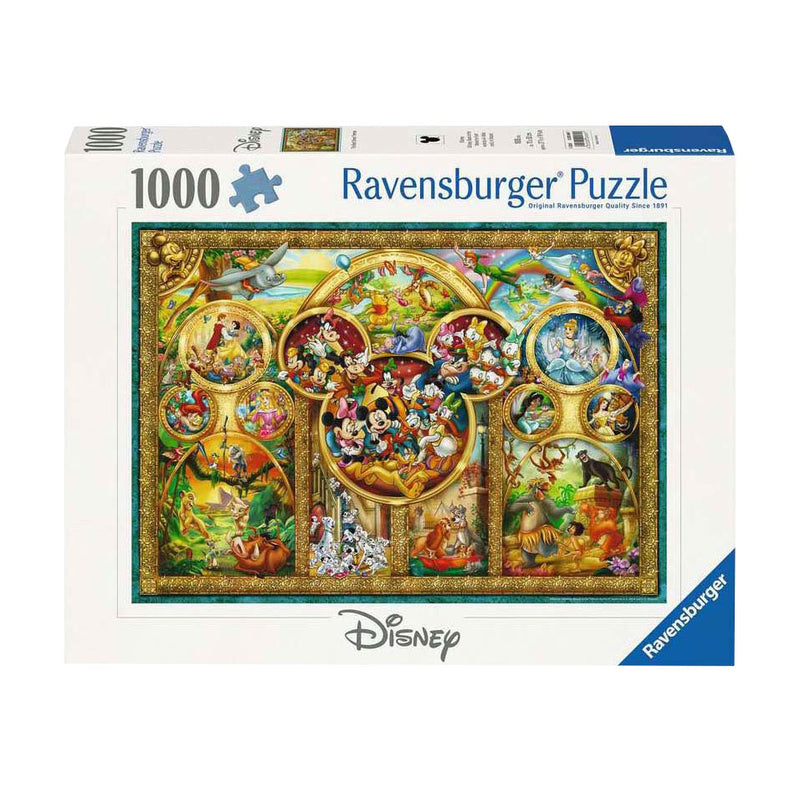 Load image into Gallery viewer, Ravensburger legpuzzel mooiste disney thema's, 1000st.
