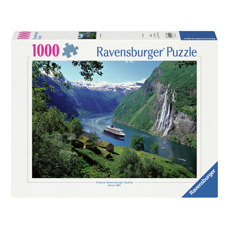 Load image into Gallery viewer, Ravensburger legpuzzel noors fjord, 1000st.
