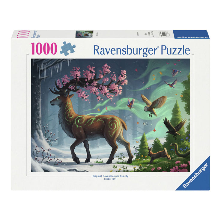 Load image into Gallery viewer, Ravensburger legpuzzel hert van de lente, 1000st.
