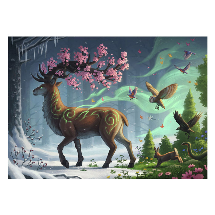 Load image into Gallery viewer, Ravensburger legpuzzel hert van de lente, 1000st.
