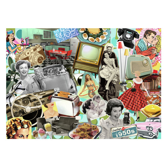 Afbeelding laden in galerijviewer, Ravensburger puzzel legpuzzel jaren 50 - 1000 stukjes vintage.
