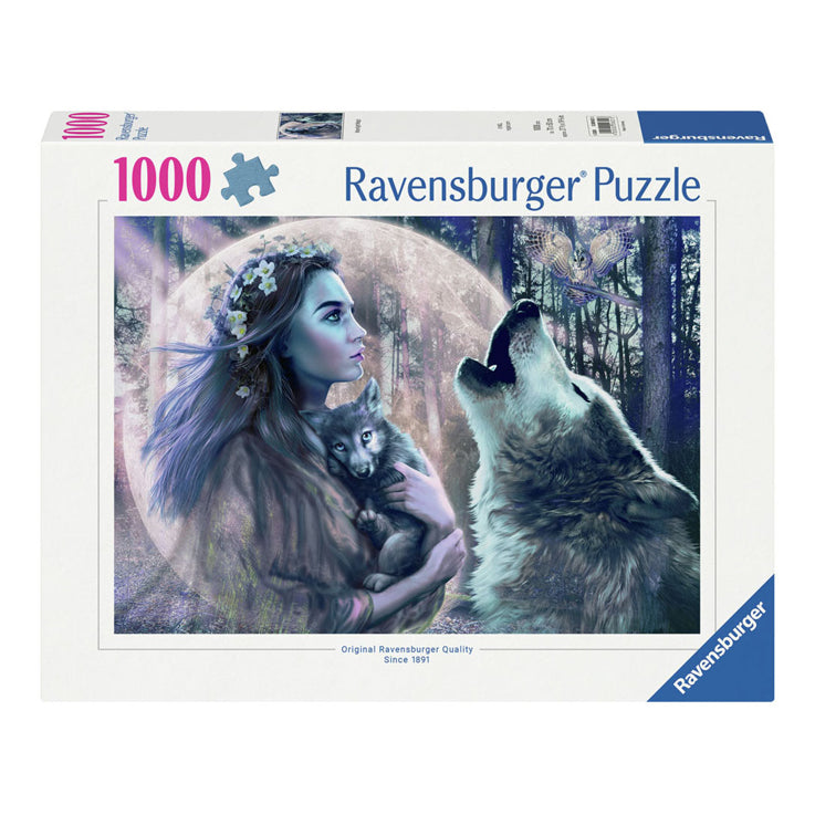 Load image into Gallery viewer, Ravensburger legpuzzel magie van het maanlicht, 1000st.
