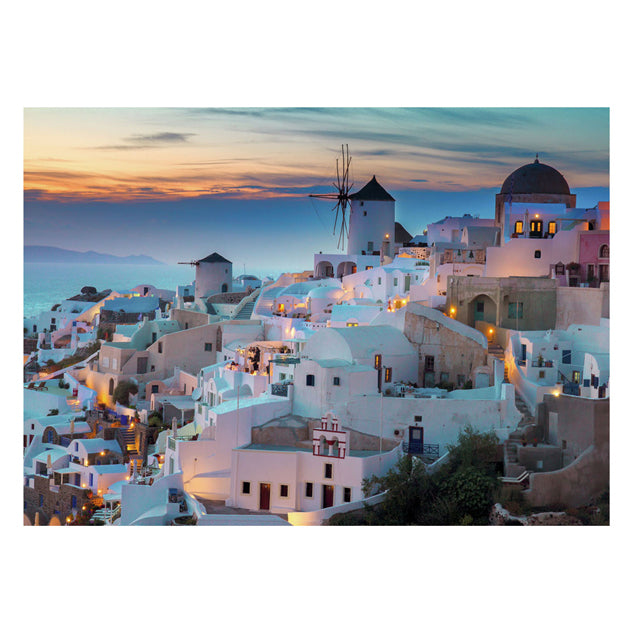 Afbeelding laden in galerijviewer, Ravensburger puzzel legpuzzel santorini avond - 1000 stukjes landschap.
