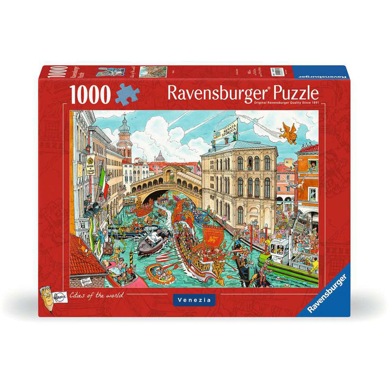 Load image into Gallery viewer, Ravensburger legpuzzel fleroux venetie, 1000st.
