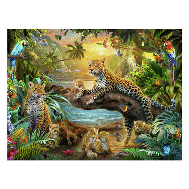 Ravensburger puzzel luipaarden in de jungle - legpuzzel - 1500 stukjes