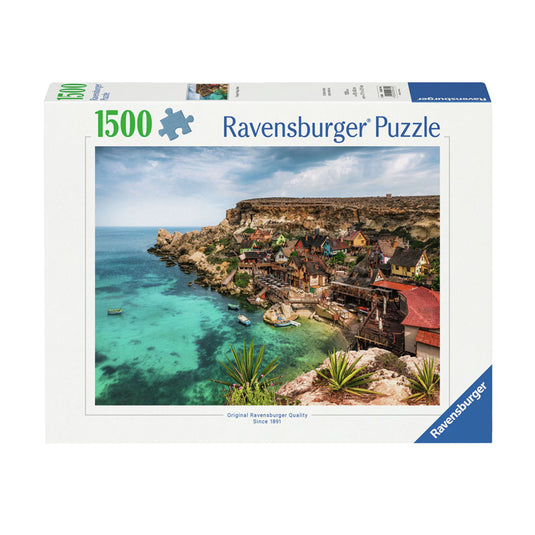 Ravensburger legpuzzel popeye village malta, 1500st.