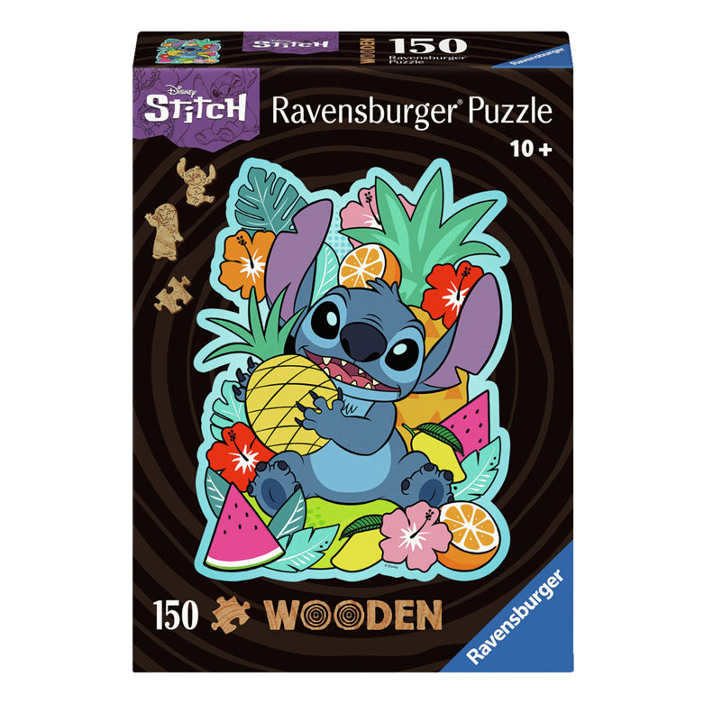 Load image into Gallery viewer, Ravensburger houten legpuzzel disney stitch, 150st.
