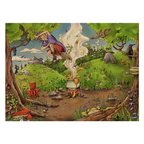 Afbeelding laden in galerijviewer, Ravensburger puzzel bij de bosheks - legpuzzel - 500 stukjes
