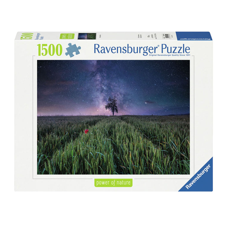 Load image into Gallery viewer, Ravensburger legpuzzel nachthim.uber dem kornfeld, 1500st.
