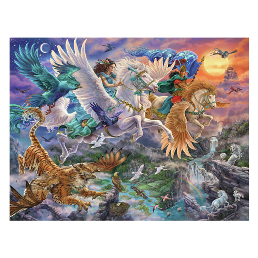 Load image into Gallery viewer, Ravensburger legpuzzel auf dem pegasus durch die lufte, 2000st.
