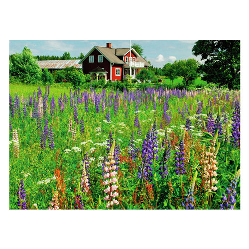Afbeelding laden in galerijviewer, Ravensburger puzzel boerderij in zweden - legpuzzel - 500 stukjes
