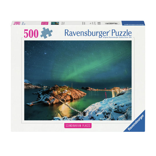 Ravensburger legpuzzel nordlichter ub.bergsfjord, 500st.