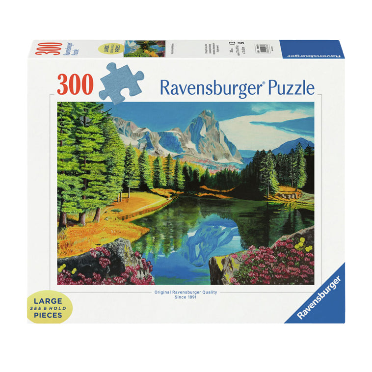 Load image into Gallery viewer, Ravensburger legpuzzel rocky mountain reflections, 300st.

