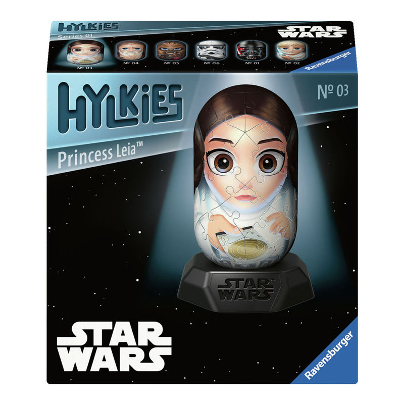 ギャラリービューアに画像をロードする, Ravensburger 3d puzzel hylkies star wars princess leia, 54st.
