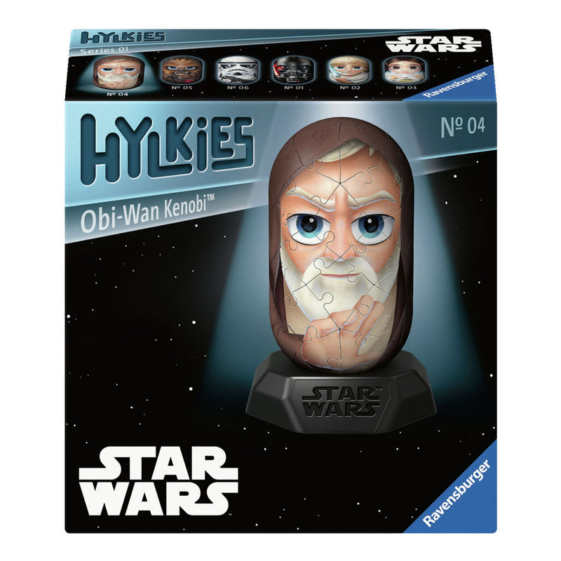 Chargez l'image dans la visionneuse de la galerie, Ravensburger 3d puzzel hylkies star wars obi-wan kenobi, 54st.
