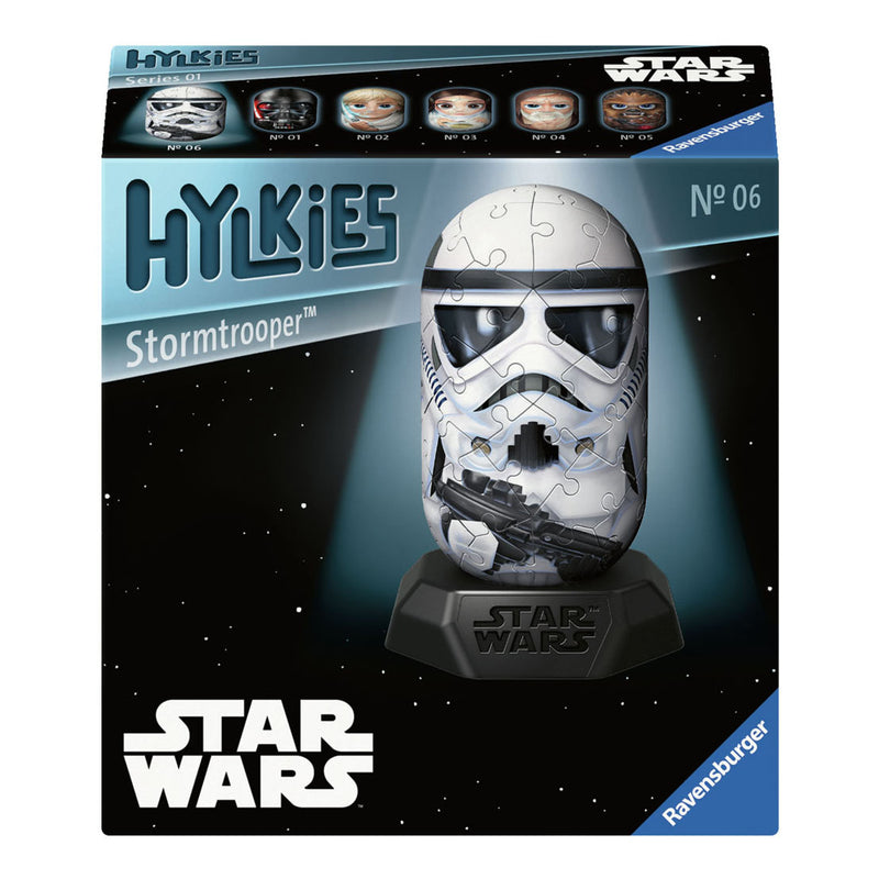 Afbeelding laden in galerijviewer, Ravensburger 3d puzzel hylkies star wars stormtrooper, 54st.
