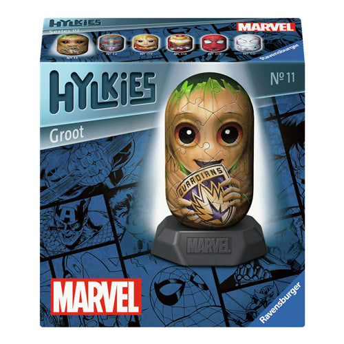 Ravensburger 3d puzzel hylkies marvel groot, 54st.