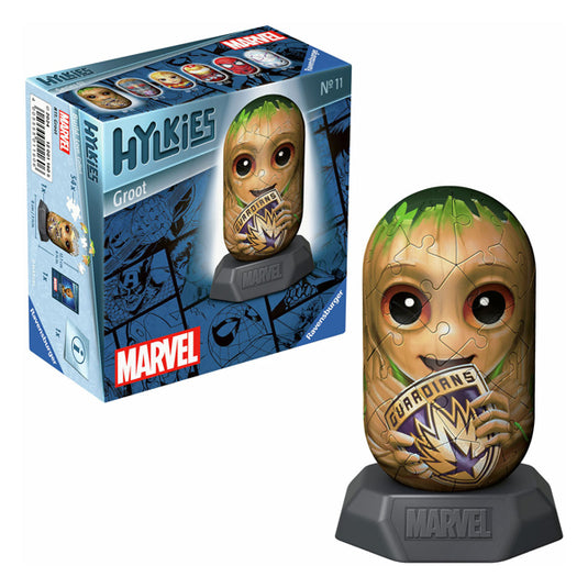 Ravensburger 3d puzzel hylkies marvel groot, 54st.